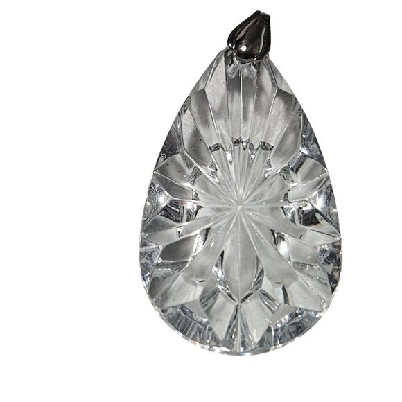 Elegant Crystal Teardrop Pendant Prism Silver Cap Fashion Jewelry Women DIY - Picture 3 of 4